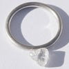 1.02 carat beautiful and slightly oblong triangular rough diamond