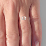 1.46 carat gemmy and interesting freeform raw diamond