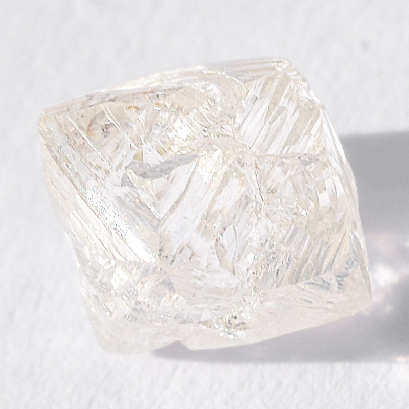 1.53 carat gorgeous, proportional rough diamond octahedron