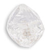 1.29 carat smooth and shiny rough diamond octahedron