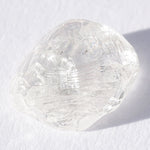 0.925 carat freeform and shiny rough diamond