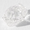 1.54 carat oblong and clear freeform raw diamond