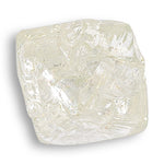 1.36 carat rare light green rough diamond octahedron