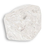 1.04 carat clean, clear and proportionate raw diamond octahedron