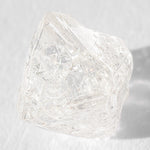 1.04 carat clean, clear and proportionate raw diamond octahedron