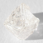 1.04 carat clean, clear and proportionate raw diamond octahedron