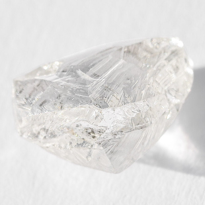 1.69 carat gorgeous triangular raw diamond