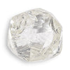 0.68 carat luminous and bright raw diamond octahedron