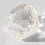 0.82 carat luminous rough diamond octahedron