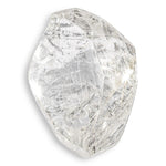 1.07 carat kite-shaped smooth and shiny raw diamond