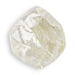 1.42 carat spectacular and light green rough diamond dodecahedron