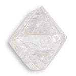 1.63 carat classic and excellent raw diamond octahedron