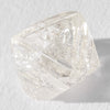 1.36 carat stunning and architectural raw diamond octahedron