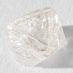 1.36 carat stunning and architectural raw diamond octahedron