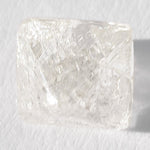 1.10 carat proportionate and classic raw diamond octahedron