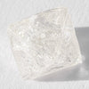 1.10 carat proportionate and classic raw diamond octahedron
