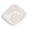 0.76 carat light purple oblong raw diamond octahedron