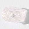 1.115 carat light purple-silver freeform raw diamond