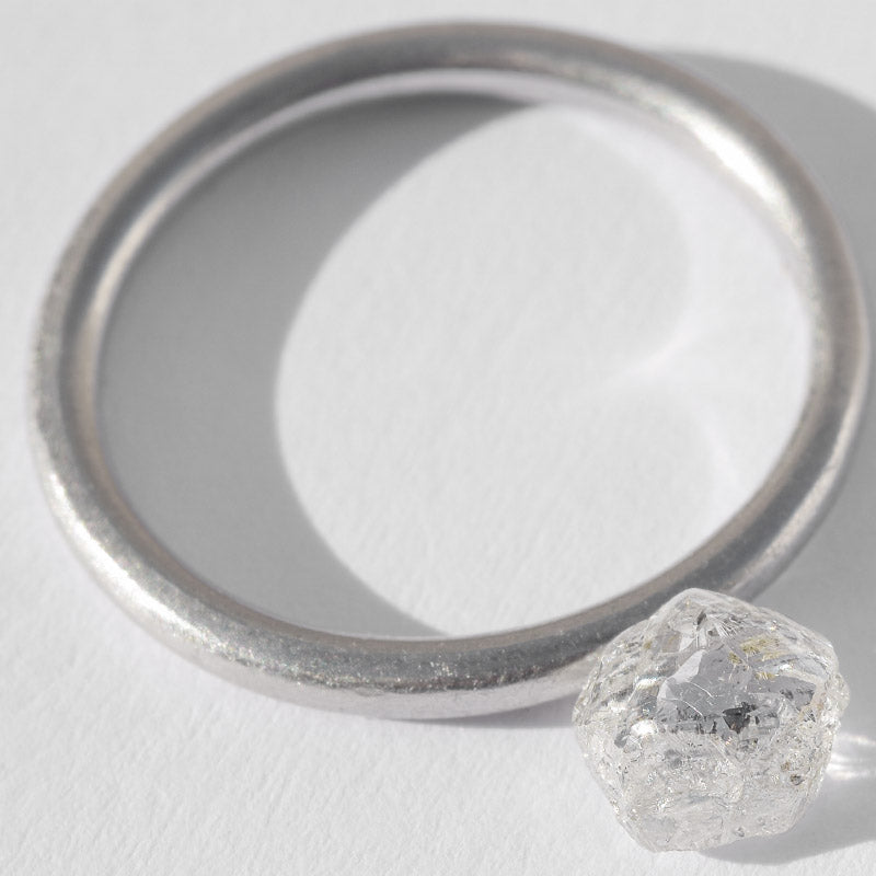 1.02 carat masterpiece freeform rough diamond