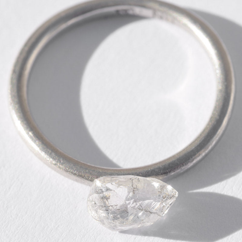 1.04 carat freeform and oblong rough diamond