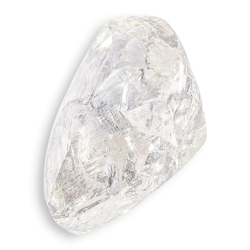 1.04 carat freeform and oblong rough diamond