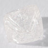 0.81 carat near perfect rough diamond octahedron