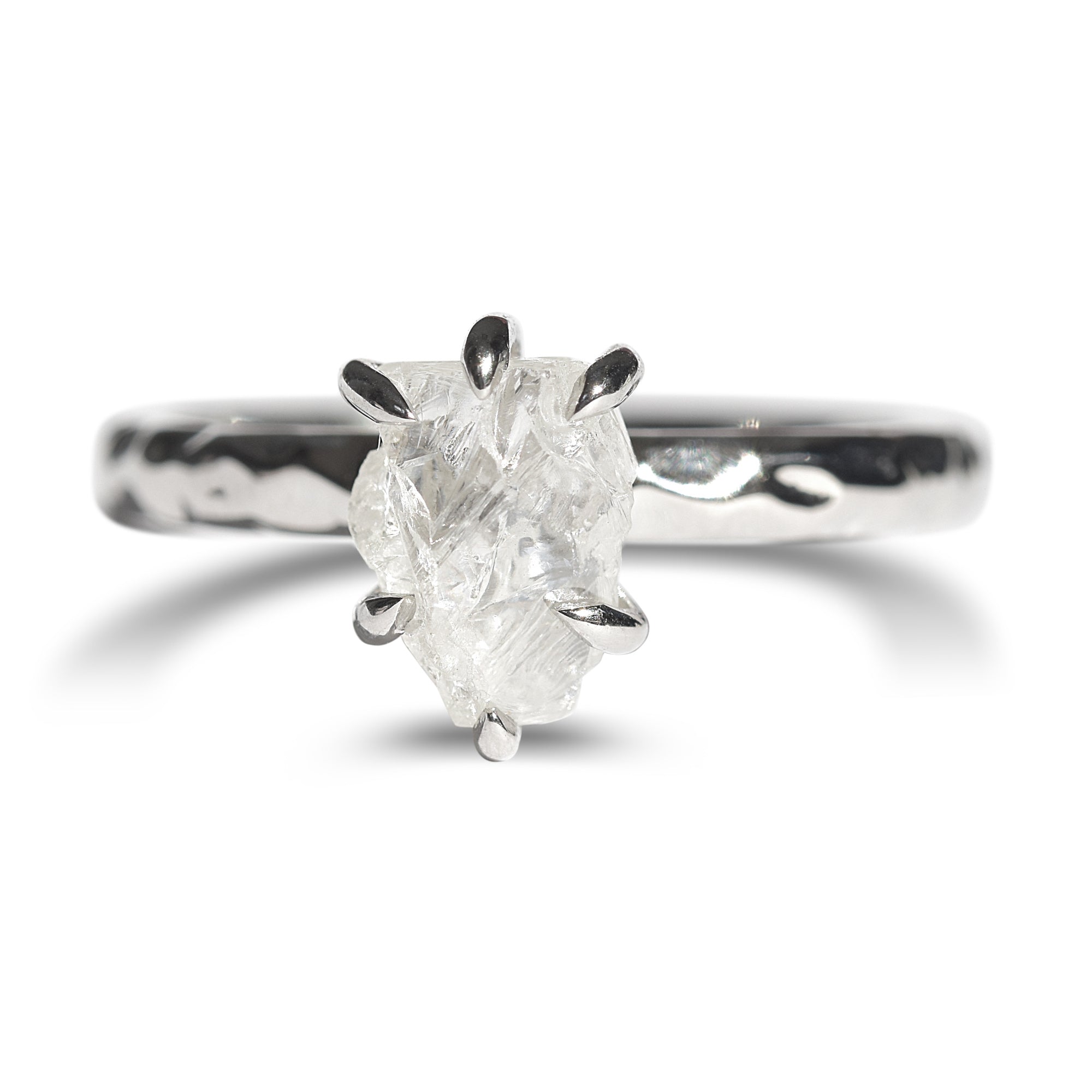 Buy Raw Diamond Ring, Natural Diamond Ring, Unique Wedding Ring, Raw Stone  Ring, Real Gemstone Minimalist Rings, Dainty Gemstone Rings, RINGS Online  in India - Etsy