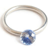 Bicolor Blue-White Ceylon Sapphire - 0.95 carats