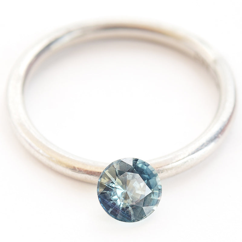 Sea-Green Ceylon Sapphire - 0.58 carats
