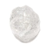 1.74 carat clear and white rough diamond octahedron