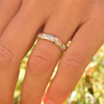 Glacier Raw Diamond Band - Customizable