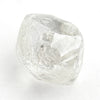 0.91 carat shiny and light filled raw diamond rhombododecahedron