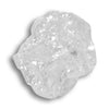 2.19 carat freeform and sparkly white rough diamond