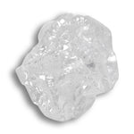 2.19 carat freeform and sparkly white rough diamond