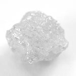 2.19 carat freeform and sparkly white rough diamond