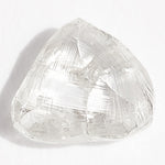 0.59 carat absolutely gorgeous rough diamond triangular macle