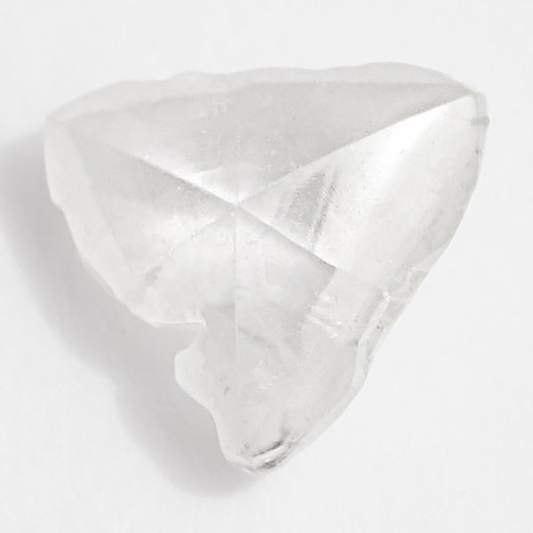 0.62 carat ethereal mermaid raw diamond triangular macle