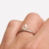 0.42 carat clean and effervescent raw diamond triangular macle