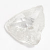 0.42 carat clean and effervescent raw diamond triangular macle