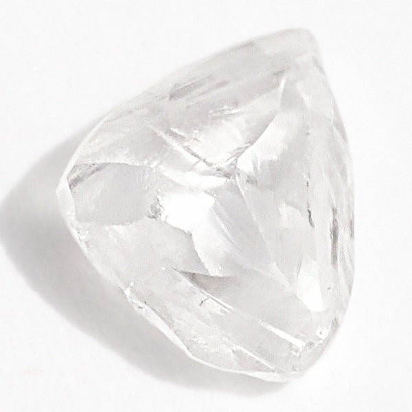 Carat Blue Light And Oblong Rough Diamond Triangular Macle