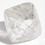 1.67 carat sparkly and proportionate octahedron rough diamond