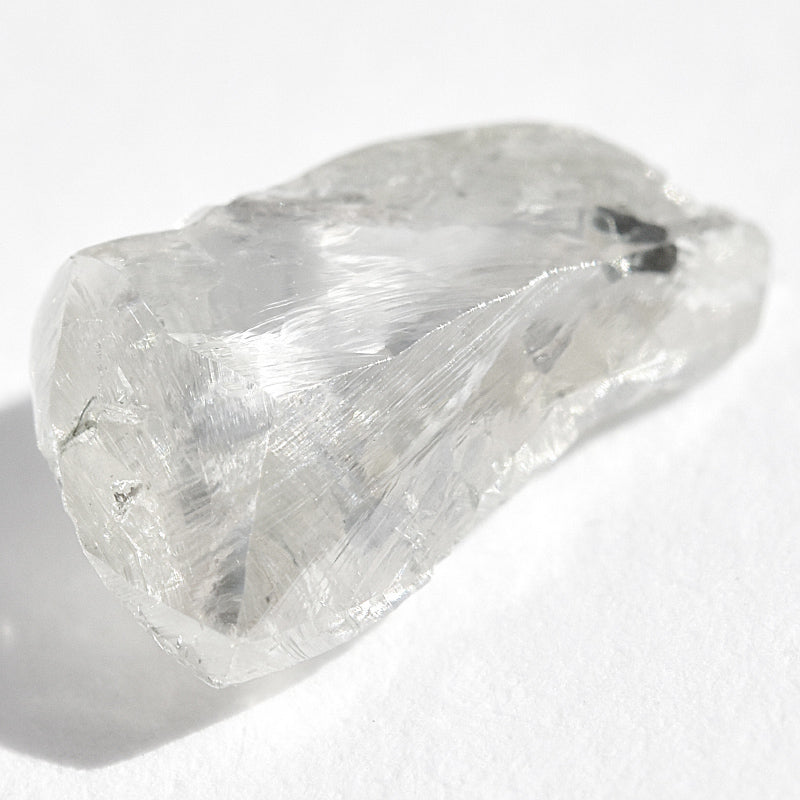 0.93 carat graceful and oblong freeform raw diamond