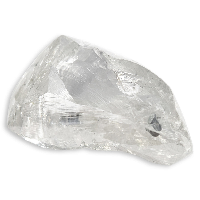 0.93 carat graceful and oblong freeform raw diamond