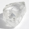 1.69 carat oblong, smooth, clean and clear freeform raw diamond