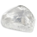 1.69 carat oblong, smooth, clean and clear freeform raw diamond