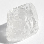 1.36 carat concentric triangular bright white rough diamond