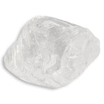 1.36 carat concentric triangular bright white rough diamond