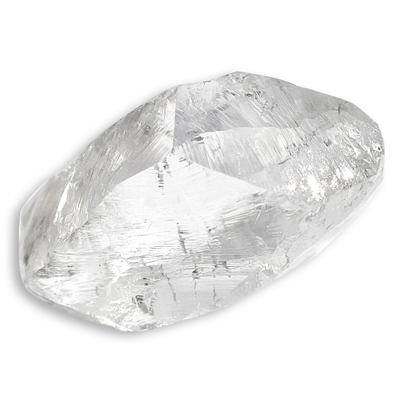 69.91 ct. Free Form Natural Rough Diamond Crystal (w/ 40% Tiny Combined  Crystals) - White & Black Colored