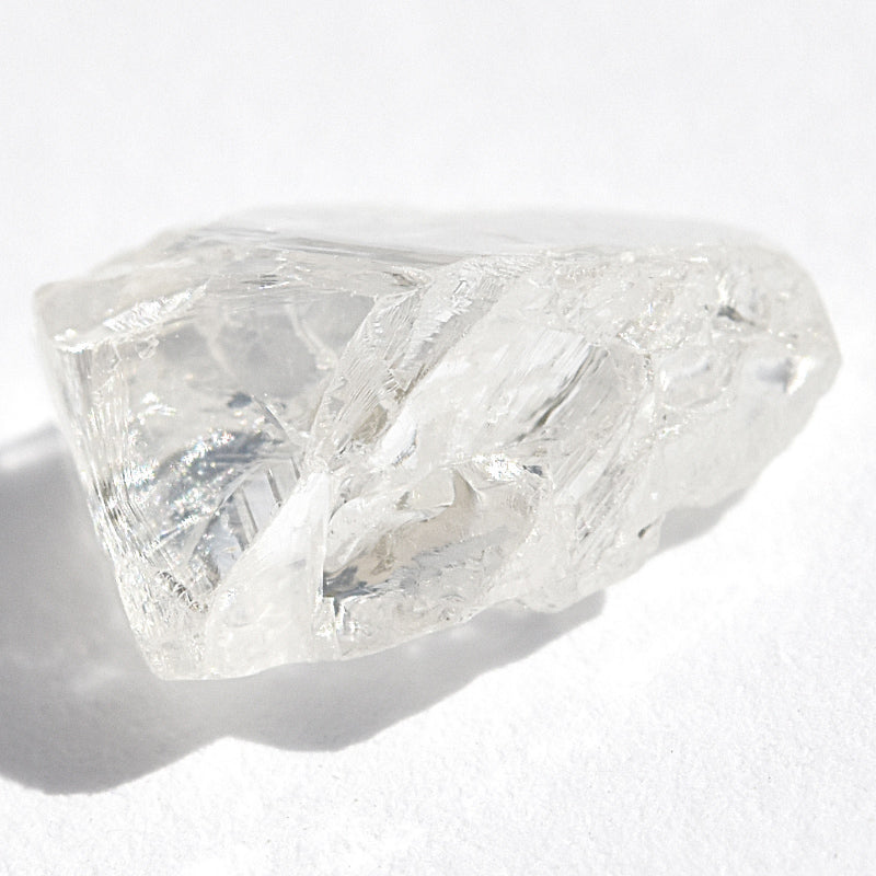 1.61 carat truly freeform and crystally rough diamond