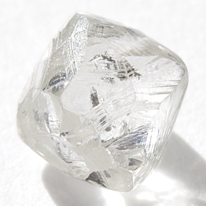 1.29 carat gorgeous and shiny octahedral raw diamond